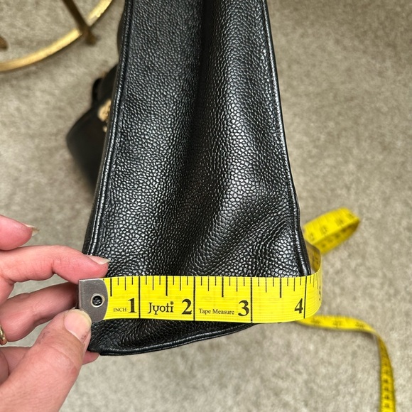 Large Chanel Timeless Black Caviar Tote Bag 24k Gold Hardware - Picture 12 of 12